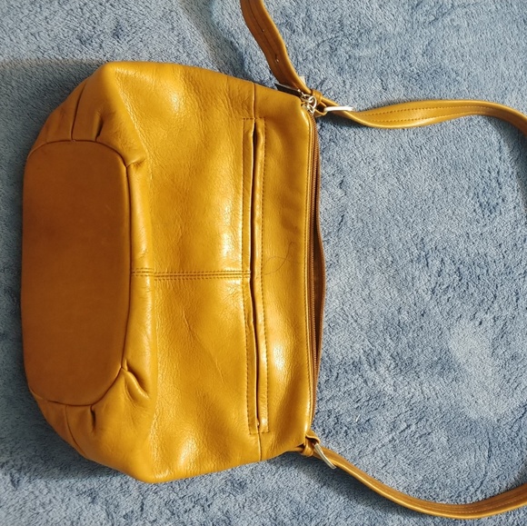 Cute brown leather Tignanello shoulder bag - Picture 2 of 4